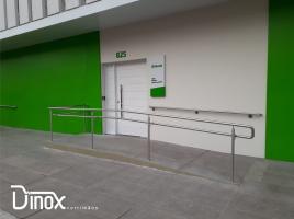 Linha Acessibilidade. Corrimãos (guarda corpo) produzidos em aço inox 304L e 316L, polido ou escovado.